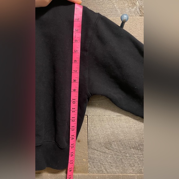 Aritzia Cozy Fleece Crew -Black - Picture 5 of 5